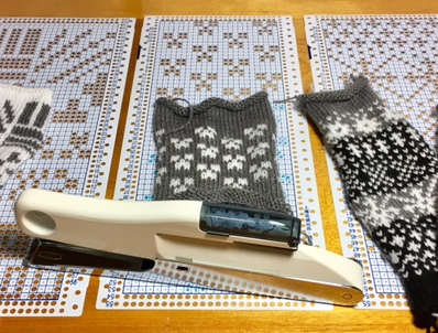 Knitting Machine Punch Card Trials Mathgrrl