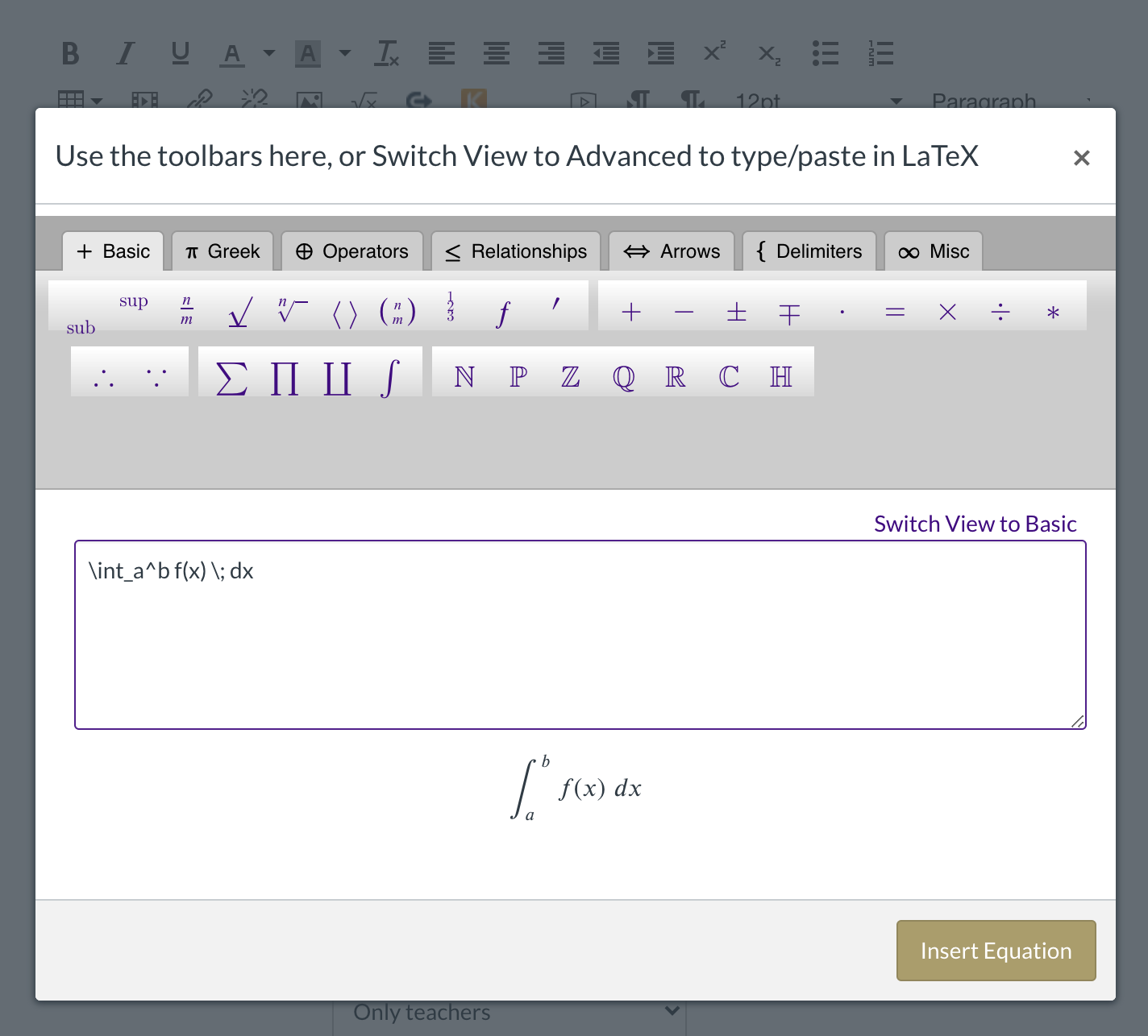 math assignment layout