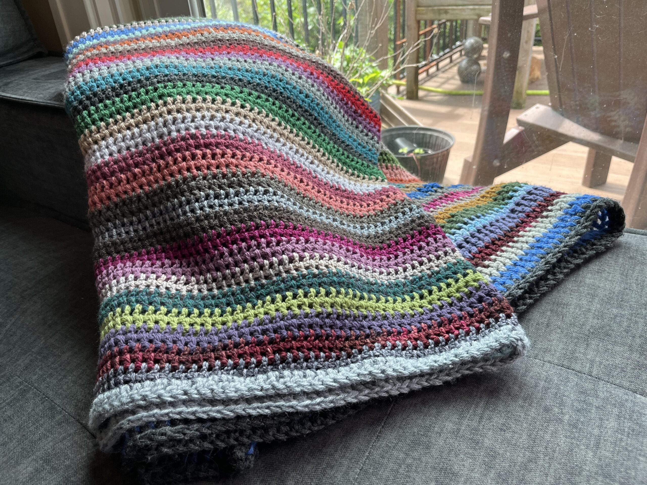 Rainbow 2025 color blanket