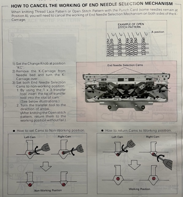 Getting Started on the Brother KH-881 Punchcard Knitting Machine - mathgrrl